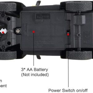 RASTAR Jeep Wrangler JL 1:24 RC Toy Car, Remote Control Car, yellow, for Kids Girls Toddlers