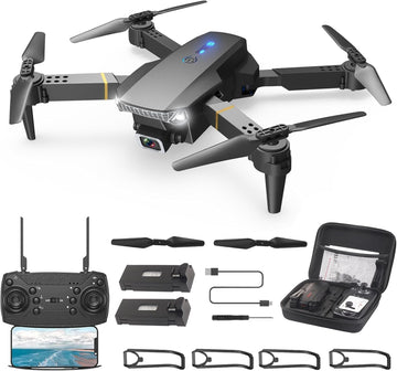 E99 PRO Drone with 4K HD Dual Camera,Double Battery