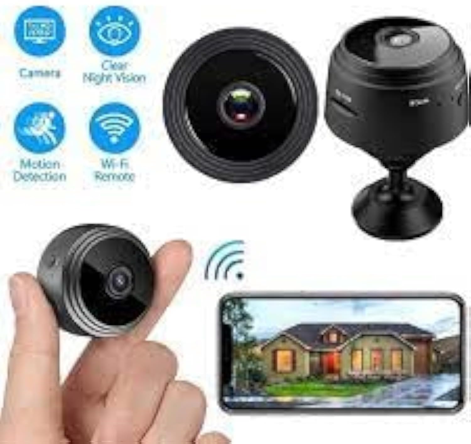 Mini Spy Security Camera Wifi Monitoring